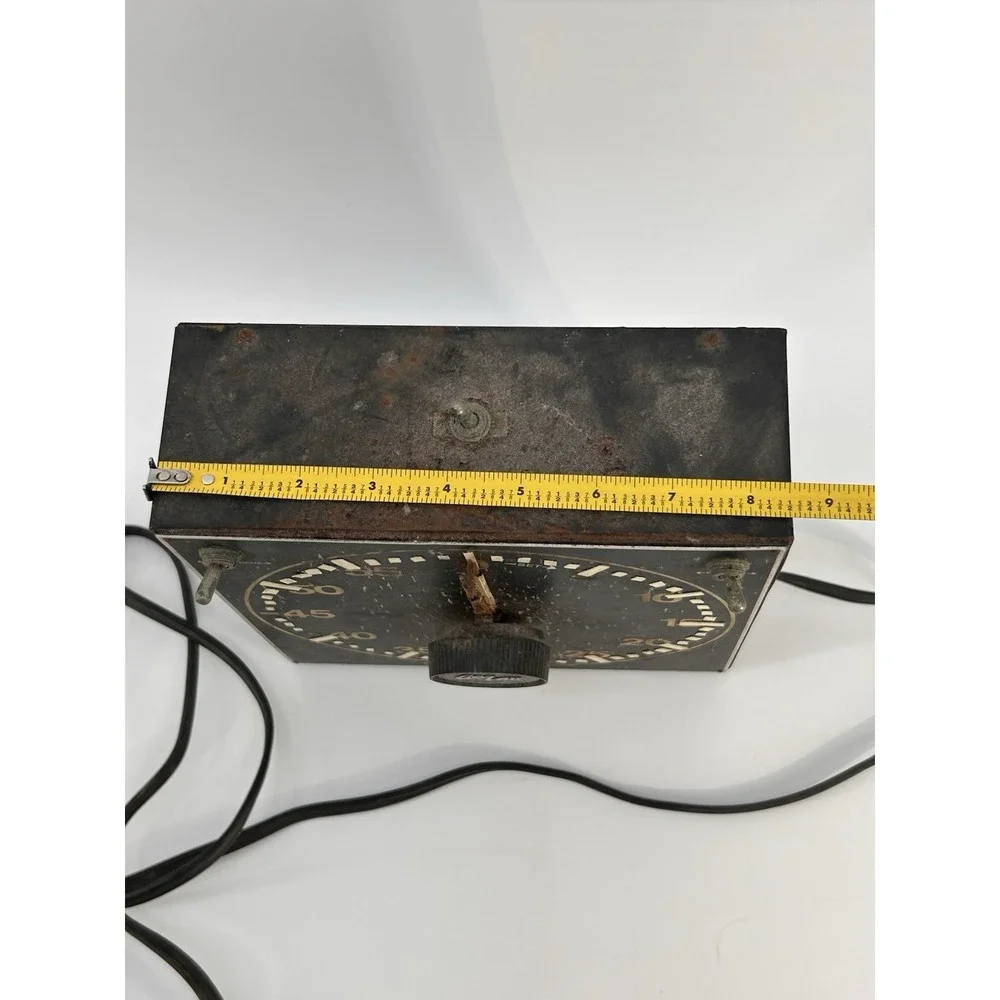 Vintage Gralab Mod#300 Dark Room Photography Timer Metal Black Analog